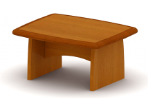Стол кофейный Прямоугольный; столешница без покрытия снизу ПК-МС-СТФ80Х64-В2