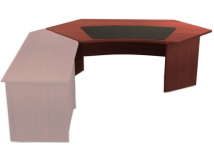 Стол письменный с кожаным бюваром BJB213