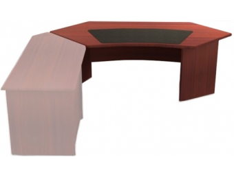 Стол письменный с кожаным бюваром BJB213