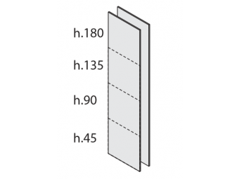 Боковые панели для модульного шкафа 135см 156258