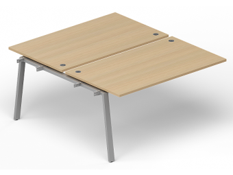 Стол приставной «Bench» "А" с заглушками 140см LVRА12.1416-1