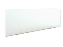 Экран  торцевой (меламин) для столов 70см белый/титан UDSMLF070BLBL