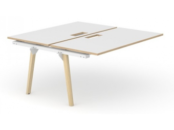 Центральный стол 140х164см для 2-х столов с вырезами для крышки. Доп. заказать ZNZ010. DND144-W