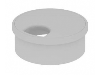 Заглушка пластик серый (врезается опционально, цена указана за заглушку + врезка) ЗП-60