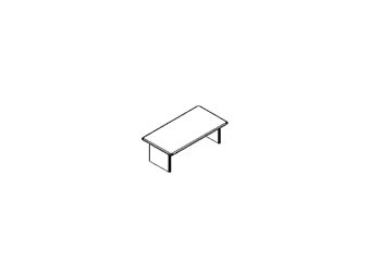 Стол кофейный на опорах из ДСП; прямоугольный; столешница из МДФ без покрытия снизу ПК-ПР-СТФ80Х63/Д-В1-179