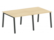 Переговорный стол (2 столешницы) А-опоры 200х123.5 см БА.ПРГ-2.1