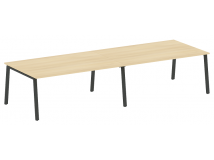 Переговорный стол (2 столешницы) А-опоры 360х123.5 см БА.ПРГ-2.5