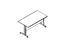 Стол,опоры стола - метал ПК-СТП-СТ140Х80/РД-В1
