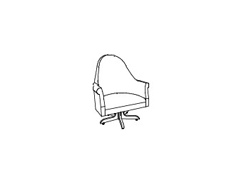 Кресло Зеленая кожа ТО-001341000499