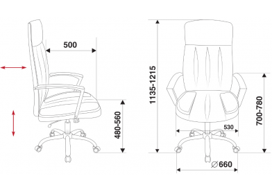 Кресло для руководителя Бюрократ T-8000SL
