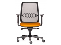 Кресла для персонала Таргет D80 черный пластик