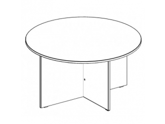 Конференц-стол круглый д.140см 7051