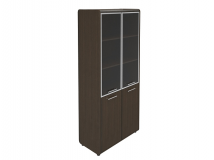 Шкаф комбинированный со стеклянными дверями  V-71/V-01.2 ст