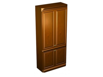 Шкаф  для документов с деревянными дверями 100W