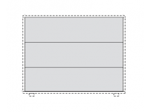 Задняя панель для монолитного шкафа  135х135см 158652