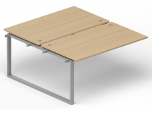 Стол приставной «Bench» "О" с заглушками 120см  LVRO12.1216-1