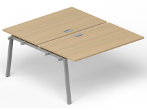Стол приставной «Bench» "А" с врезным блоком 140см LVRА12.1416-2