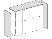 Топ + боковые панели для средних шкафов ш. 135 см 155486