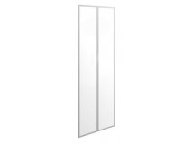 Высокие стеклянные двери(белое стекло) LIATDSU0
