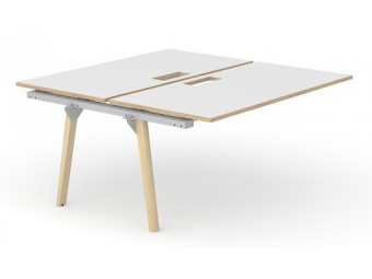 Центральный стол 120х144см для 2-х столов с вырезами для крышки. Доп. заказать ZNZ010. DND125-W