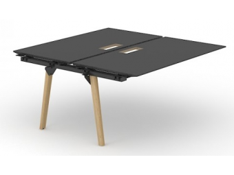 Центральный стол 140х164см для 4-х столов с вырезами для крышки. Доп. заказать ZNZ010. DND14A-W
