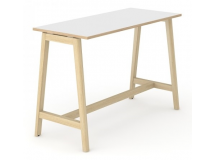 Высокий стол с деревянными ногами CNM166