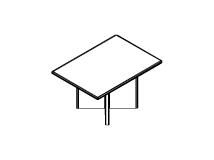 Стол переговорный прямоугольный ПК-ДР-СТГ140Х100-В1-35