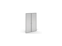 Двери стеклянные в алюминиевой раме средние 9520A