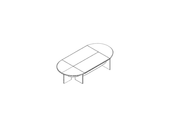 Секция модульного стола на опорах из ДСП; ПК-ПР-СЕСМ180Х166/Д-В1-60