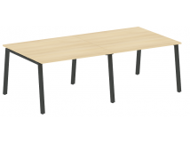 Переговорный стол (2 столешницы) А-опоры 240х123.5 см БА.ПРГ-2.2