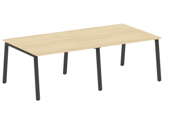Переговорный стол (2 столешницы) А-опоры 240х123.5 см БА.ПРГ-2.2