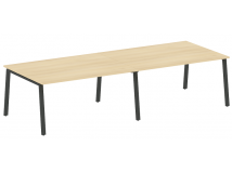 Переговорный стол (2 столешницы) А-опоры 320х123.5 см БА.ПРГ-2.4