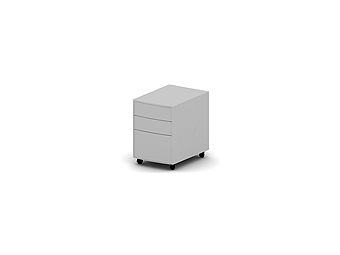 Тумба моб (метал.) с ящиками с 2 прост ящик и одн файл ПК-АСС-ТММ40Х58М/ПФ-В1-65