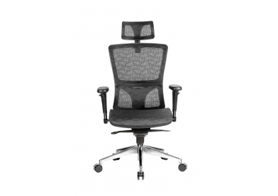 Офисное кресло А8 (черный пластик)