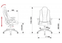 Кресла для руководителя Бюрократ VIKING-3 геймерское