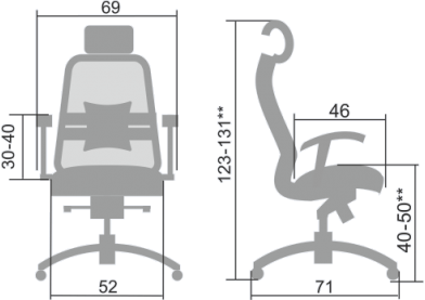 Кресло для руководителя Samurai SL-3.03