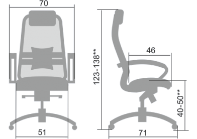 Кресло для руководителя Samurai SL-1.03