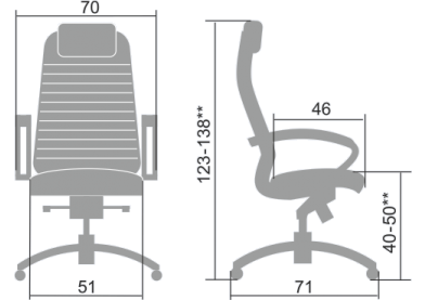 Кресло для руководителя Samurai KL-1.03