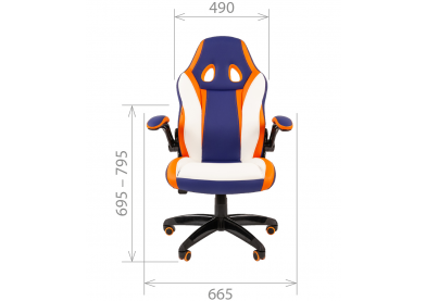 Кресло для руководителя Chairman Game 15 Mix